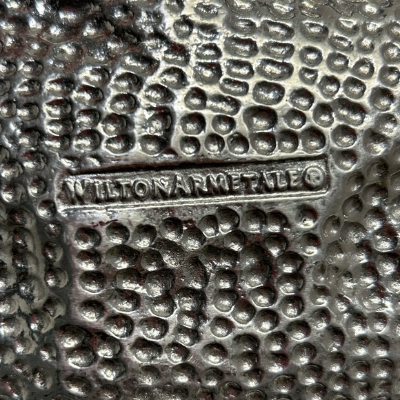 Wilton Armetale Sea Life Coastal Crab Chip/Dip Crab/ Shrimp  Metal Serving Tray - Picture 9 of 15